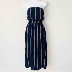 NEW Silence + Noise Jackson Culotte Strapless Jumpsuit XS